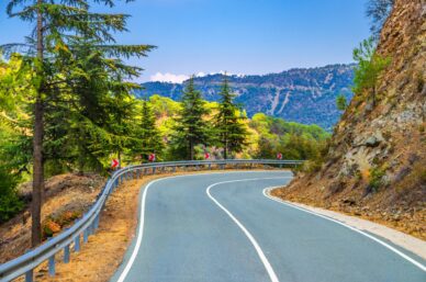Troodos Roads in Cyprus