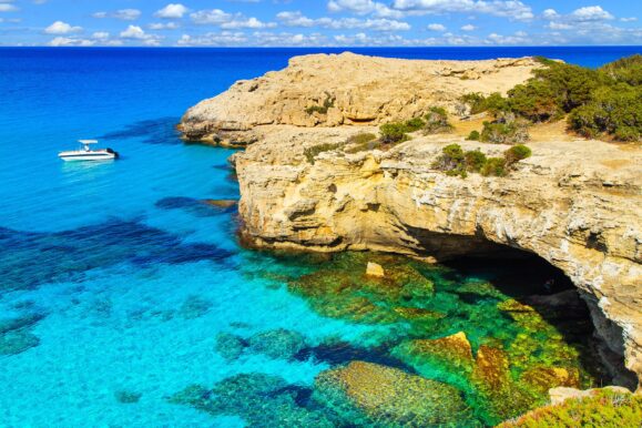 Blue Lagoon in Cyprus by car