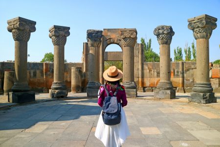 Zvartnots Cathedral in Armenia