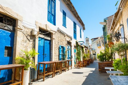 Beautiful street in Limassol
