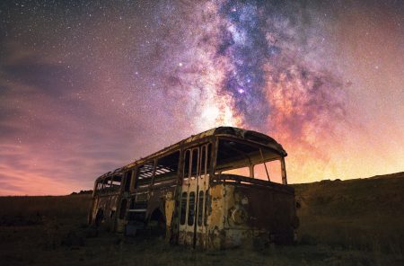 Old bus in Armenia