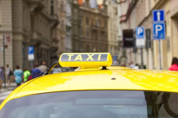 Настоящее такси в Праге