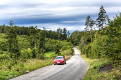 Simply beautiful roads in the Czech Republic