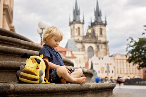 Ребёнок в Праге