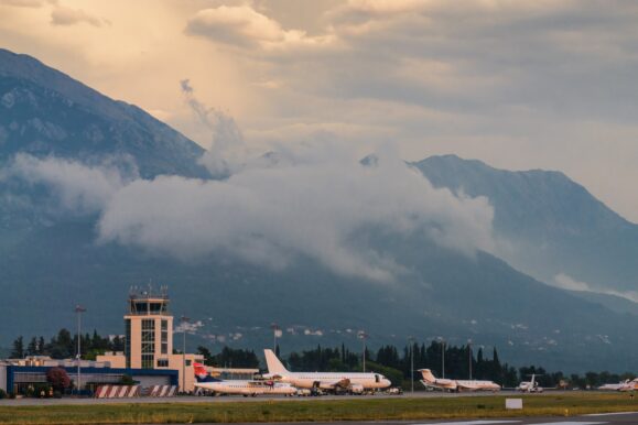 Tivat Airport in Montenegro