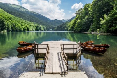 Biogradsko jezero by car and boat