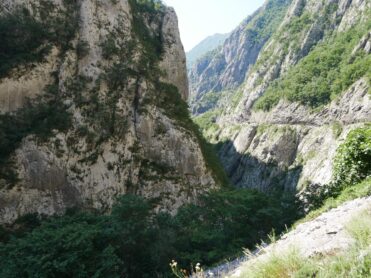 Canyon of the Moraca river Montenegro Canyons route