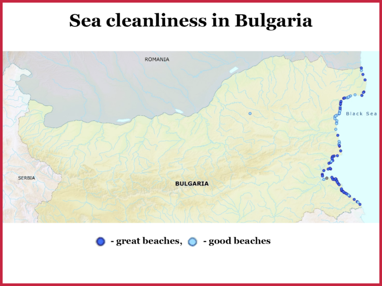 Sea cleanliness in Bulgaria