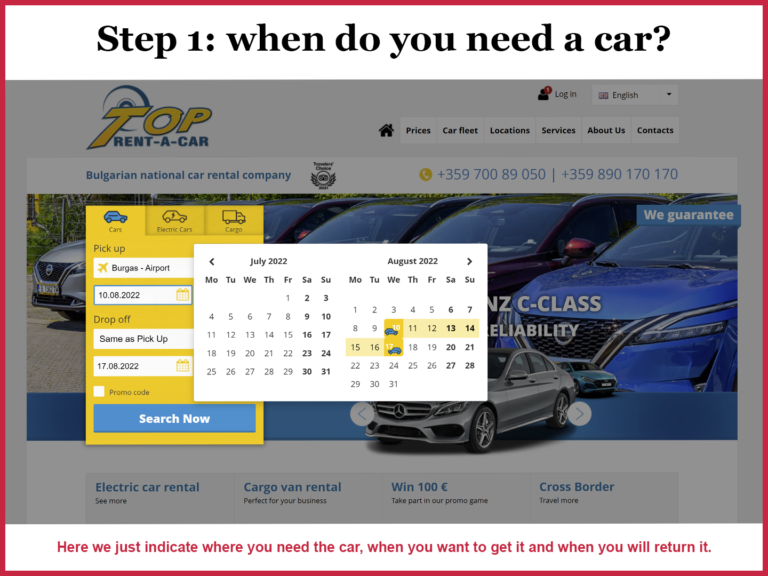 Search for car rental in Bulgaria with locals