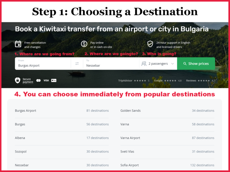 Search for transfers in Bulgaria