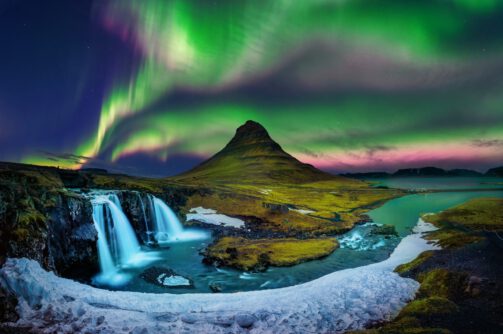 Исландия северное сияние