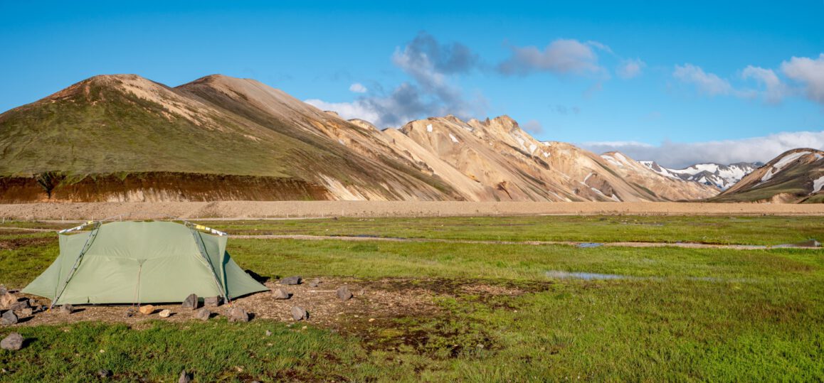 Кемпинги в Исландии палатка