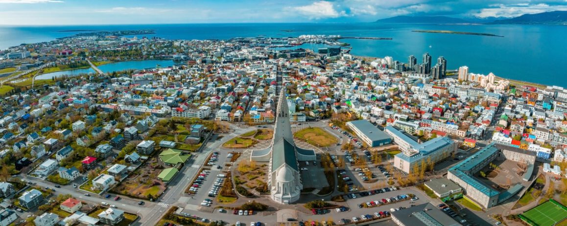Панорама Рейкьявика в Исландии
