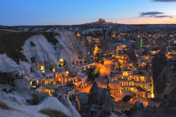 Каппадокия города в скале Турция