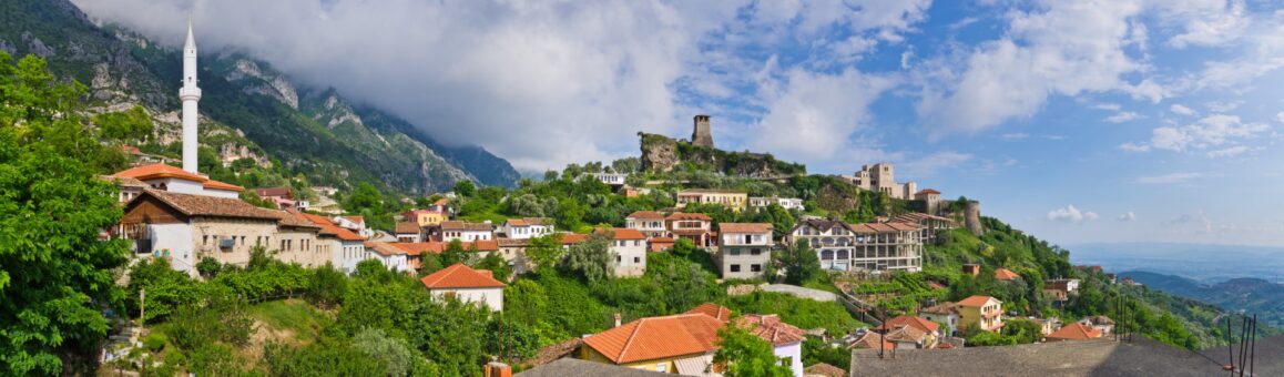 The Krujë Castle in an hour drive from Tirana