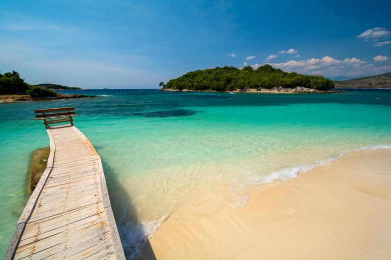 Albania Ksamil beach on your own