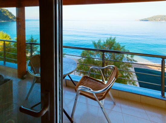 Sea view in Albania hotel