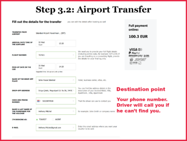 How to book a transfer in Istanbul