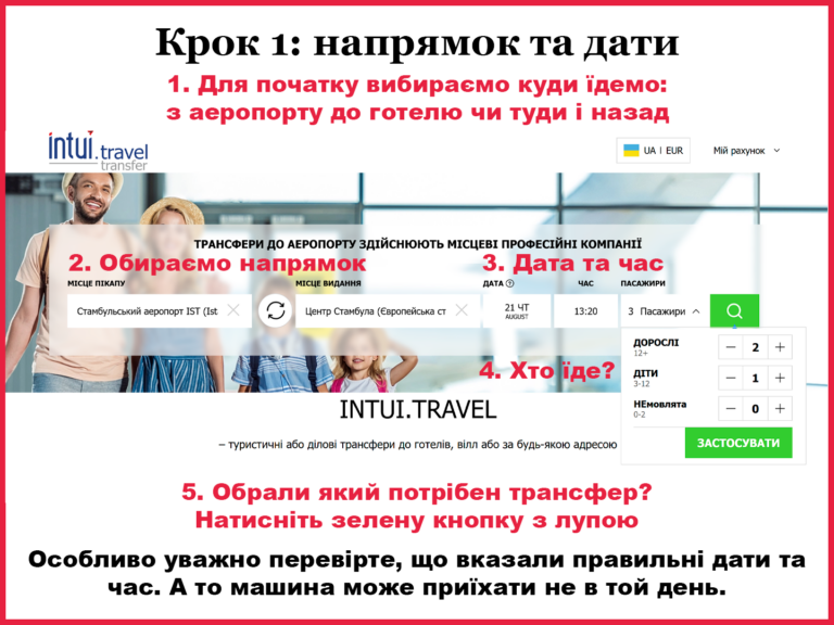 Як забронювати трансфер у Туреччині