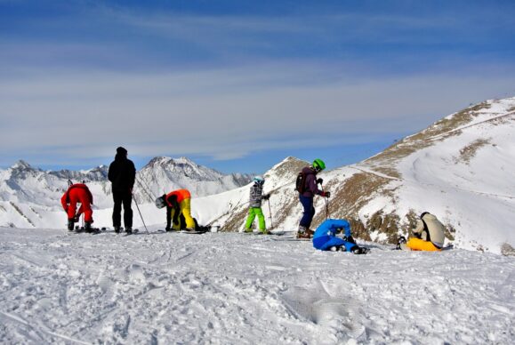 Гудаури катание на лыжах и горы